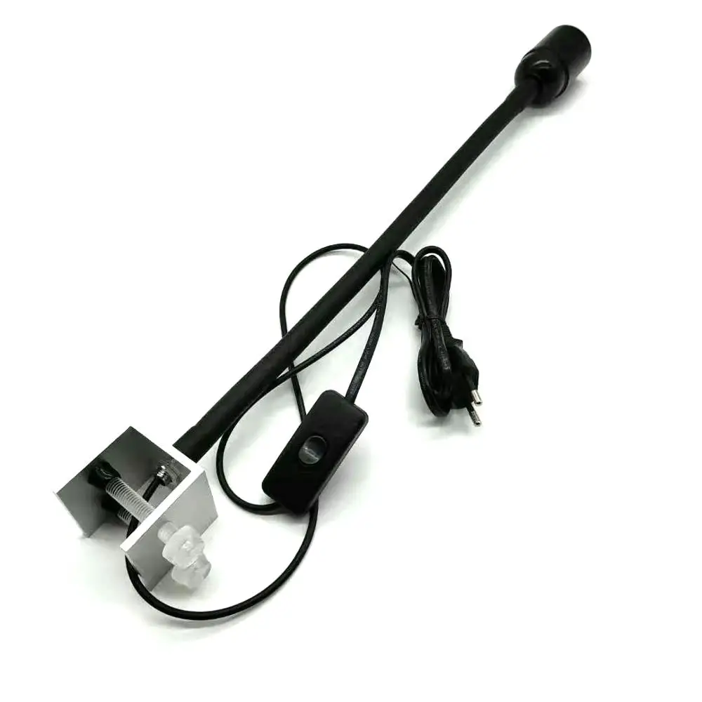 LED Clamp Lamp Stand for Fish Tank Glass, Aquarium Parts, Lighting Accessories, Fixture for Worktable, DIY