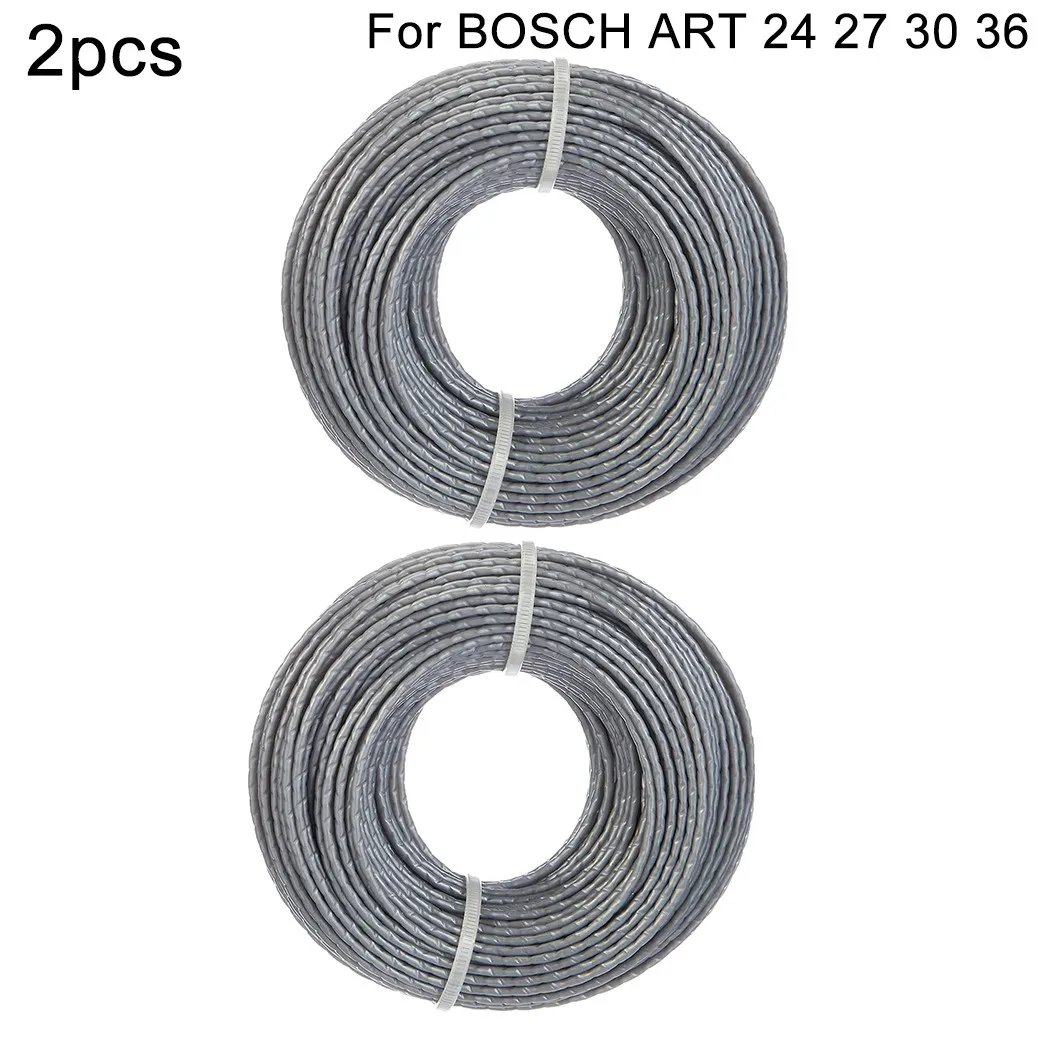 Imagem -05 - Grama Trimmer Linha 24m 1.6 mm Cabo de Corda Fio Brushcutter Spool Linha para Bosch Arte 24 27 30 36 F016800462 Cortador de Grama Peças Peças