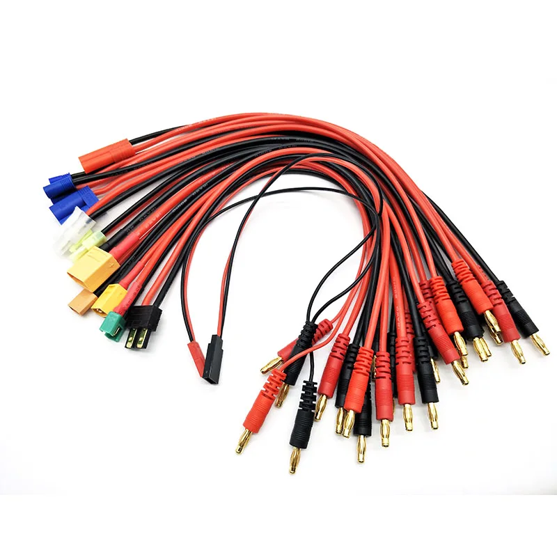 RC Battery Charge XT30 to 4.0mm Banana Plug 16AWG 20cm Cable Connector for RC Helicopter Quadcopter Lipo Battery