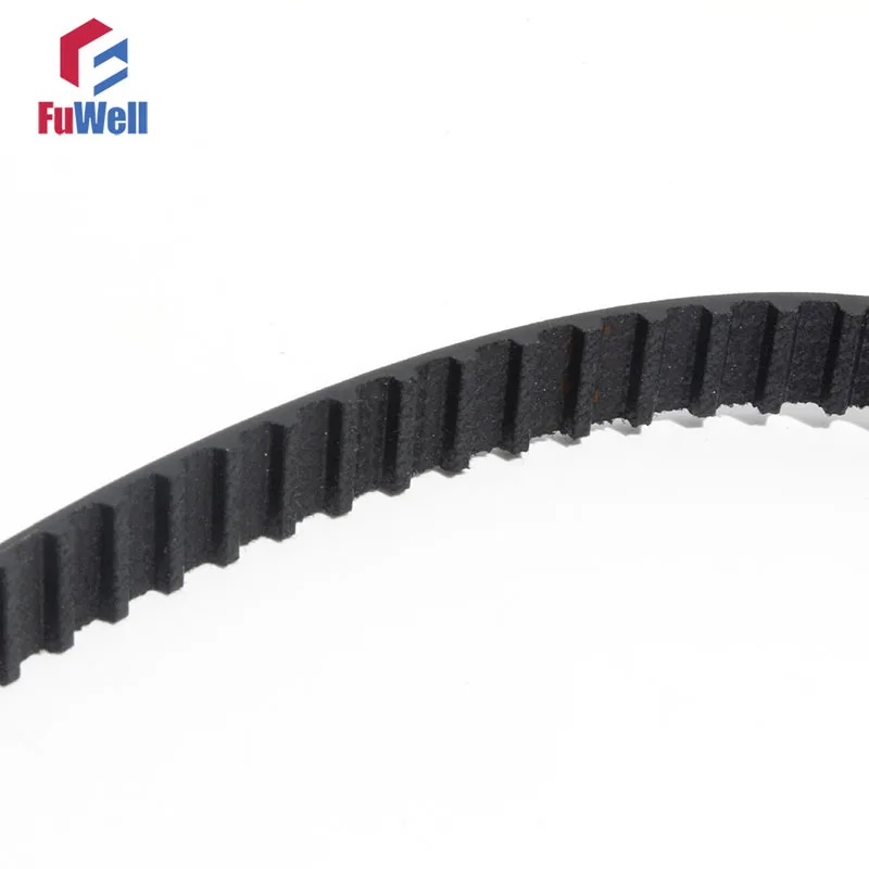 XL Timing Belt Black Rubber Belt 282/284/286/290/292/294XL 10mm/15mm Belt Width Closed Loop XL Type Toothed Pulley Belt