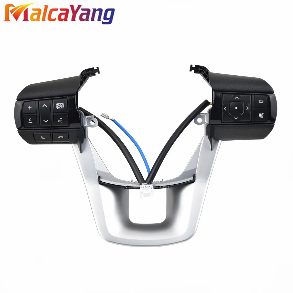 Steering Wheel Volume Sound Button For Toyota Hilux Revo Rocco Fortuner 2015 2016 2017 2018 2019 2020