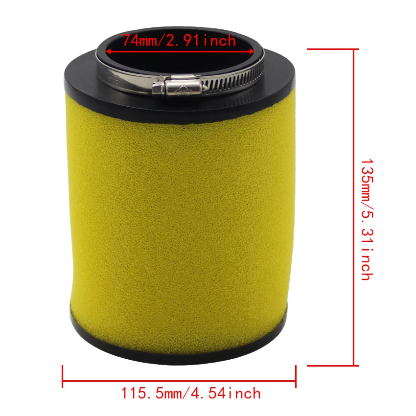 Motorcycle Parts Air Filter Cleaner For Honda TRX420TM TRX420FM TRX420FA TRX420TE TRX420FEFE Rancher 420 AT ES   TRX 420TM 420FM