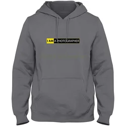 I Am A Photographer 100% Pure Cotton Hoodie T-Shirt Nikon Camera Dslr Photographer Yellow Black Ad