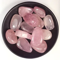 100g poudre de cristal Rose naturel gravier roche Madagascar Rose Quartz pierre précieuse brute spécimen minéral décoration pierre d'énergie