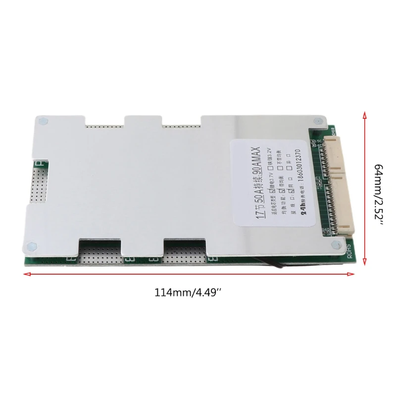 17S 60V 45A Battery Protection Board Li-ion Cell Battery BMS PCB Equalizer Board