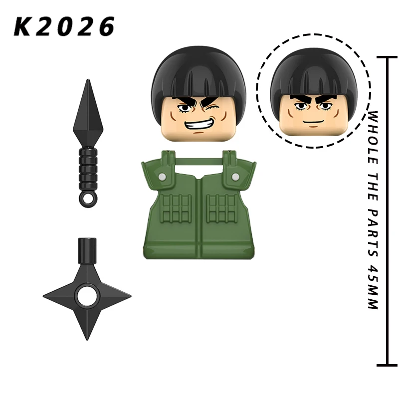 Einzel Verkaufen Japan Anime Charakter Serie Gebäude Block Figuren MOC Zubehör Kopf Combat Gear Spielzeug Für Kinder Geschenk KDL804