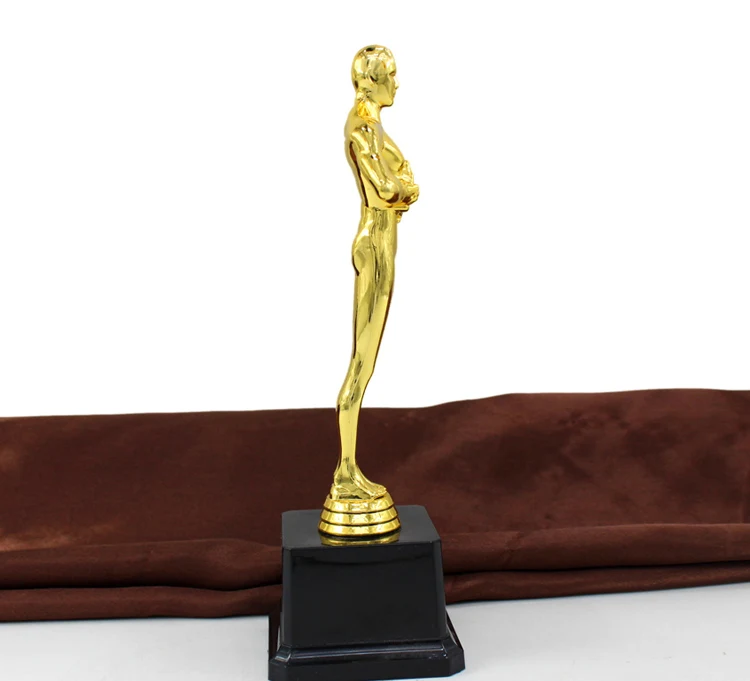 hot sale  small  size Oscar Trophy Award , Oscar Trophy 19cm Hollywood Oscar Party Favors Award Prize