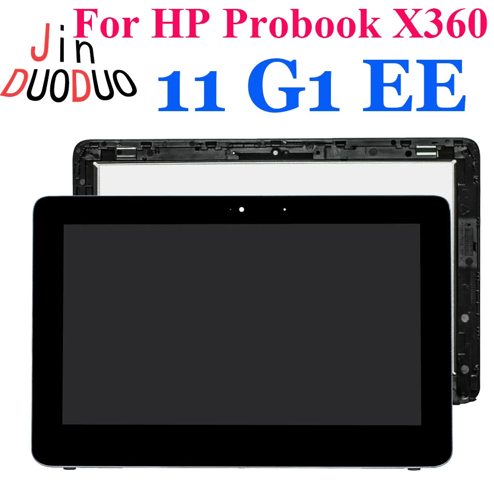 

11.6"Original For HP ProBook X360 11 LCD Touch Screen Digitizer For HP X360 11 G1 EE Display with Frame Replacement B116XAB01.3