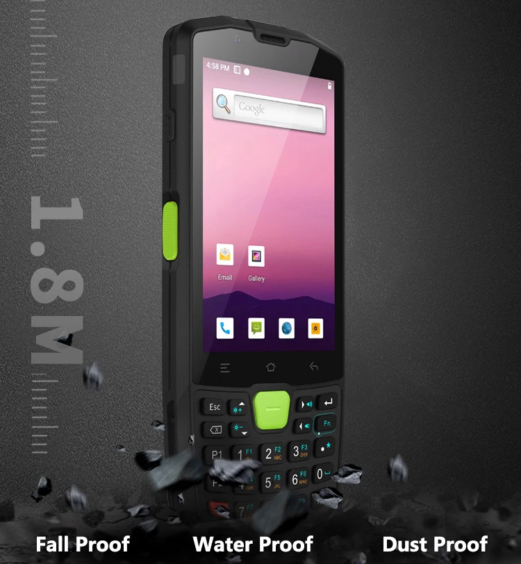 Seeic AUTOID Q9 Android 10.0 MTK Octa Core PDA klawiatura rฤczne terminale skaner kodรณw kreskowych IP67 kolektor danych WIFI 4G skaner QR