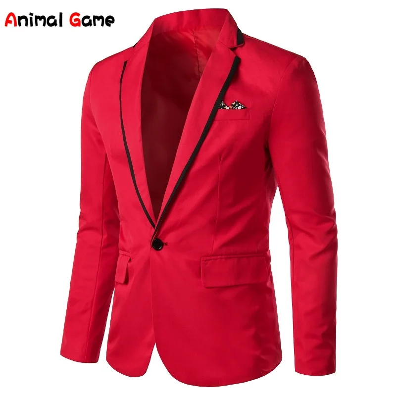 Man Party Dresses Leather Dress Coats Suits Blazer Clothing Men\'s Solid Color Suit Coat Mens Blazers