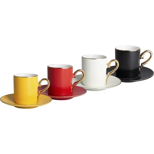 4 person Coffee Cup Pad Tea Coffee Cups Tea Coffee Sets Tea Coffee For Trophy Turkish Tea Cup Set Glass