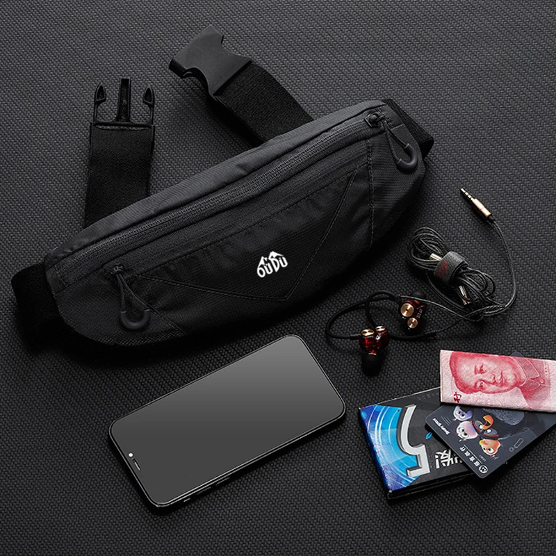 for Galaxy Note 30 S20 Ultra Mi 11 Fenny Belt Pack Hip Double Pocket Bag Waist Running Outside Sports Waterproof Carrying Case