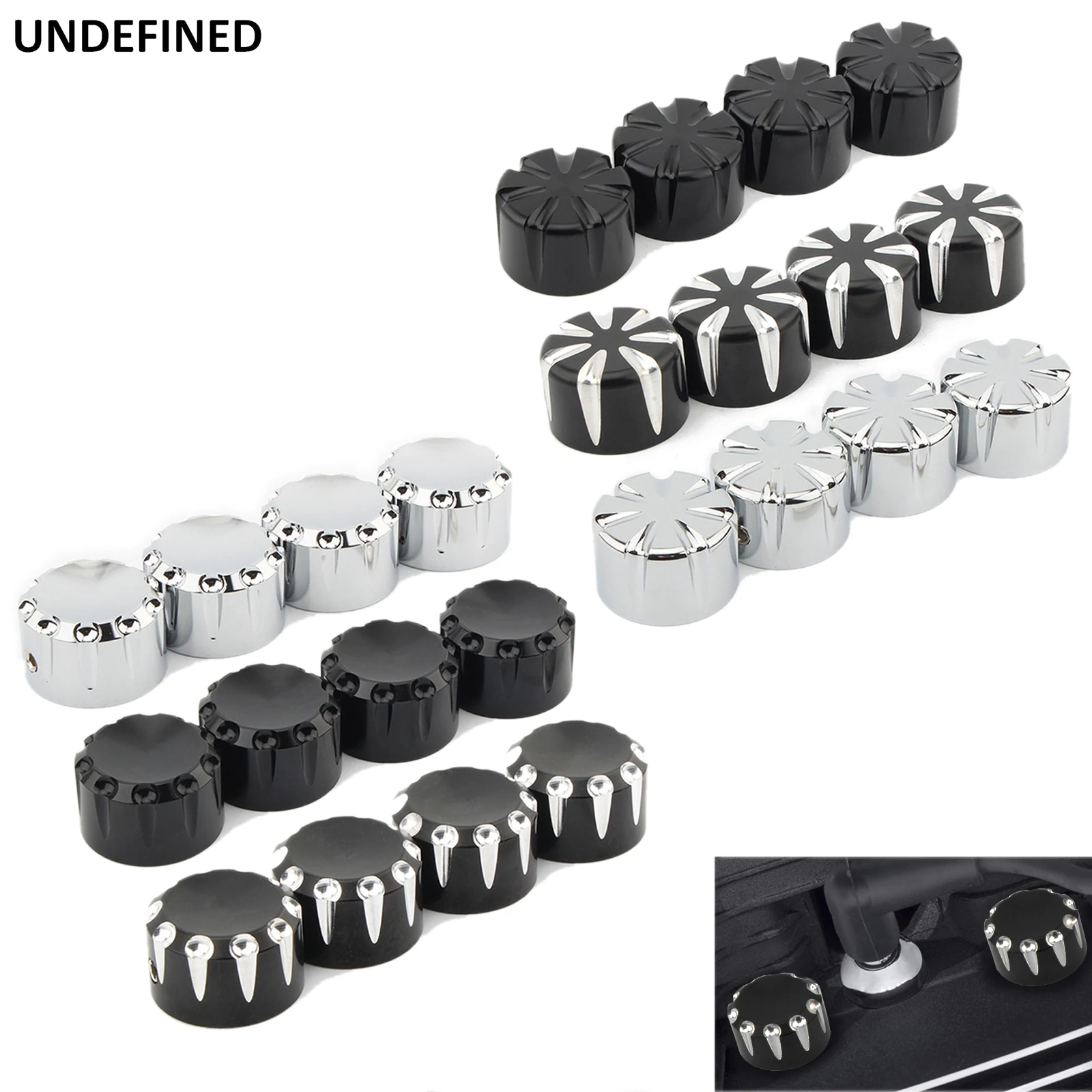 Motorcycle Spark Plug Head Screw Nut Bolt Cap Cover Black For Harley Big Twin 1340 Evo 1985-1999 Twin Cam Sportster XL 883 1200