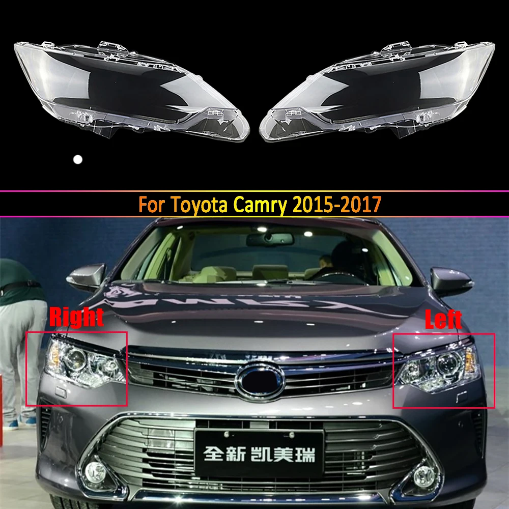 

Car Headlight Lens For Toyota Camry 2015 2016 2017 Car Headlamp Lens Replacement Auto Shell Cover