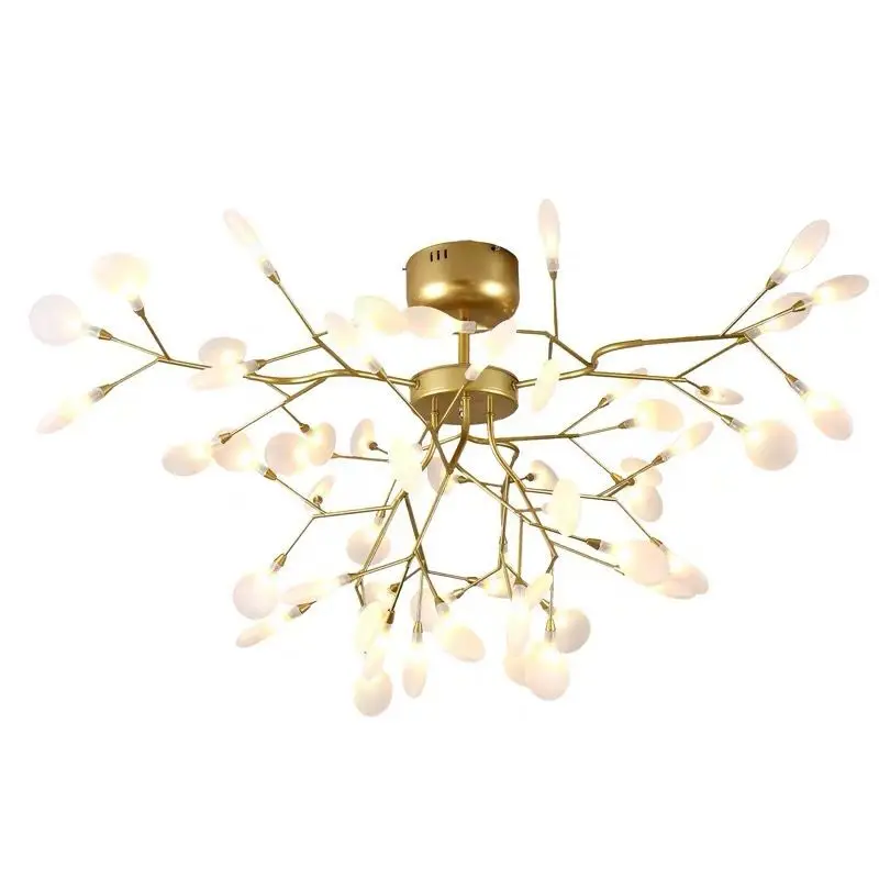 Flush Mount Lampadario di Lasciare Lampadario Lampada a Soffitto Cucina Ad Isola Ramo di Un Albero Lampadario Metà Del Secolo Della Decorazione