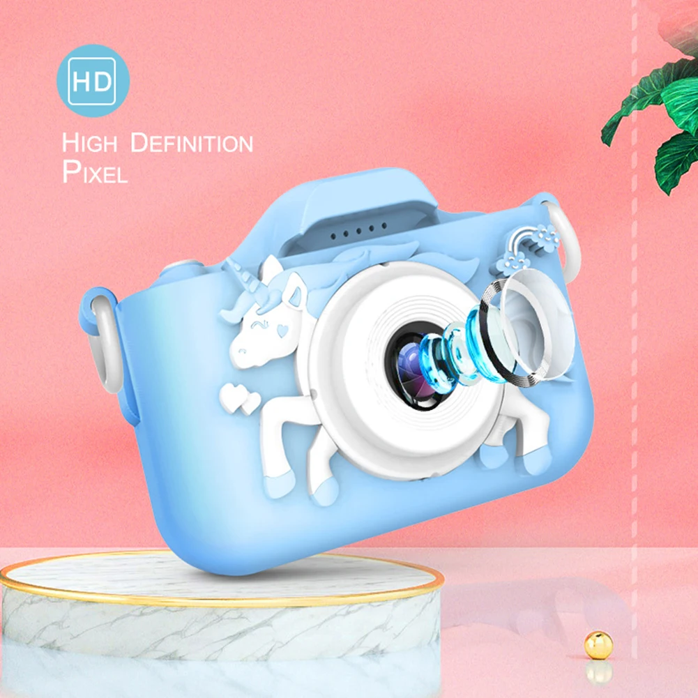 Trẻ Em Camera Đồ Chơi Dễ Thương Ngựa Camera Mini HD IPS Màn Hình Máy Ảnh Giáo Dục Đồ Chơi Cho Trẻ Em Bé Trai Bé Gái Quà Tặng Sinh Nhật