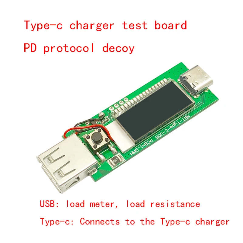 Type - C PD protocol charger aging board tester PD decoy quick charging appliance tester