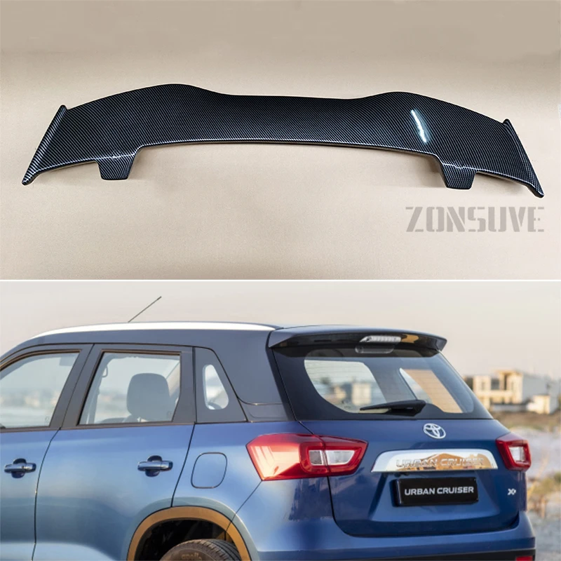 For Toyota Urban Cruiser Spoiler ABS Plastic Hatchback Roof Rear Wing Body Kit Accessories