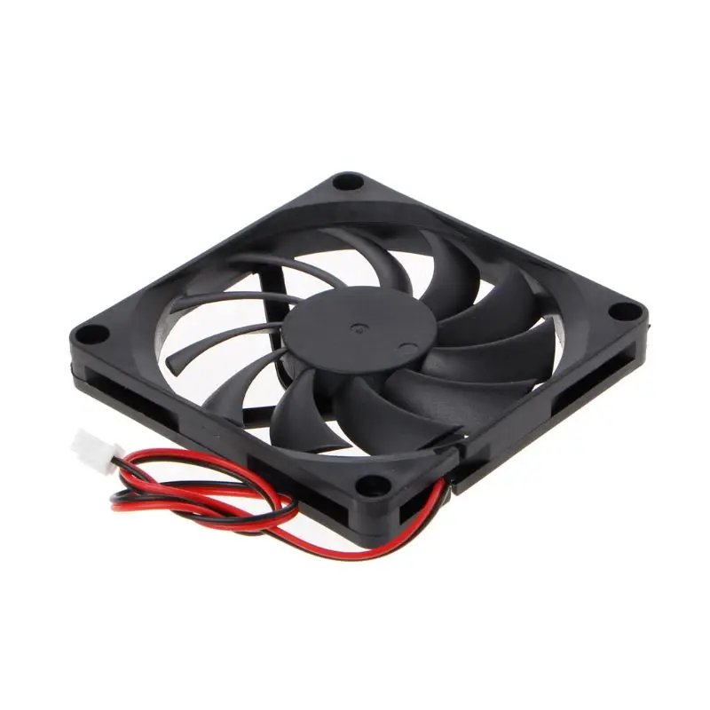 

24V 2-Pin 80x80x10mm PC Computer CPU System Heatsink Brushless Cooling Fan 8010