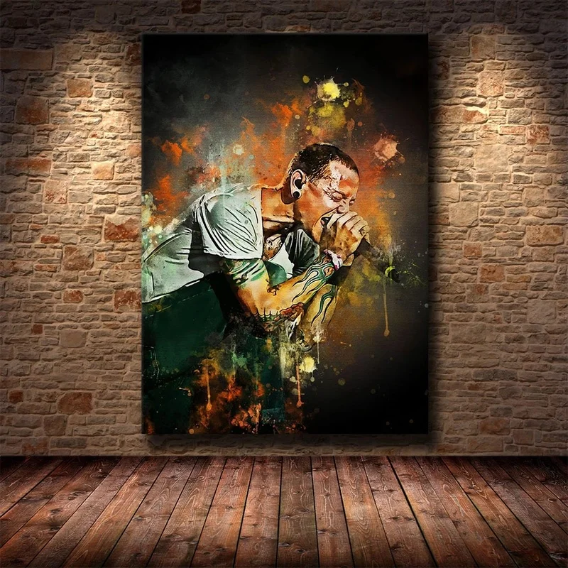 

Rock and Rap Star Collection Oil Painting Canvas Painting HD Print Living Room Bedroom Decoration Painting Support Customization