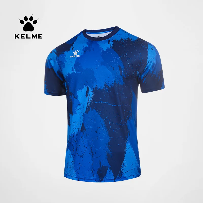 KELME Official Flagship Quick-Drying Football Jersey Top Game Custom Jersey Men\'s Training Sports Jersey 8251ZB1001