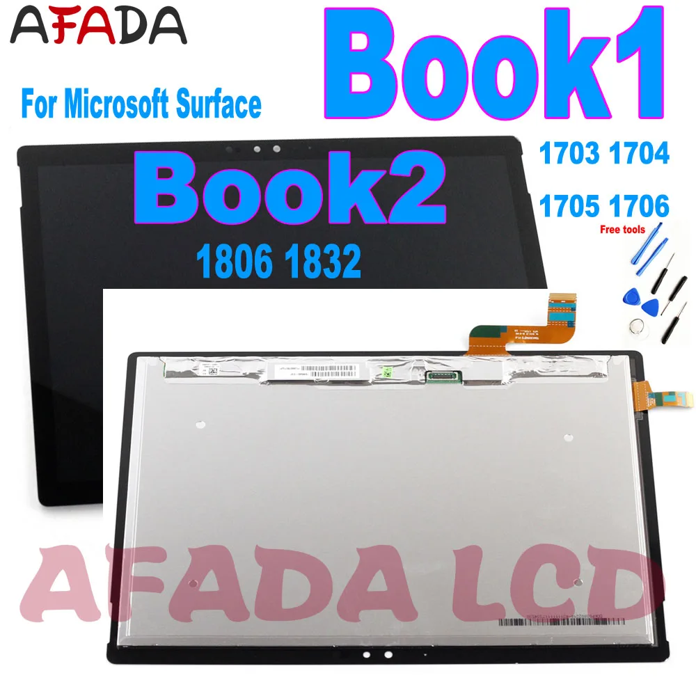 13.5’’ LCD For Microsoft Surface Book1 Book 1 1703 1704 1705 1706 Book2 1806 1832 LCD Display Touch Screen Digitizer Assembly