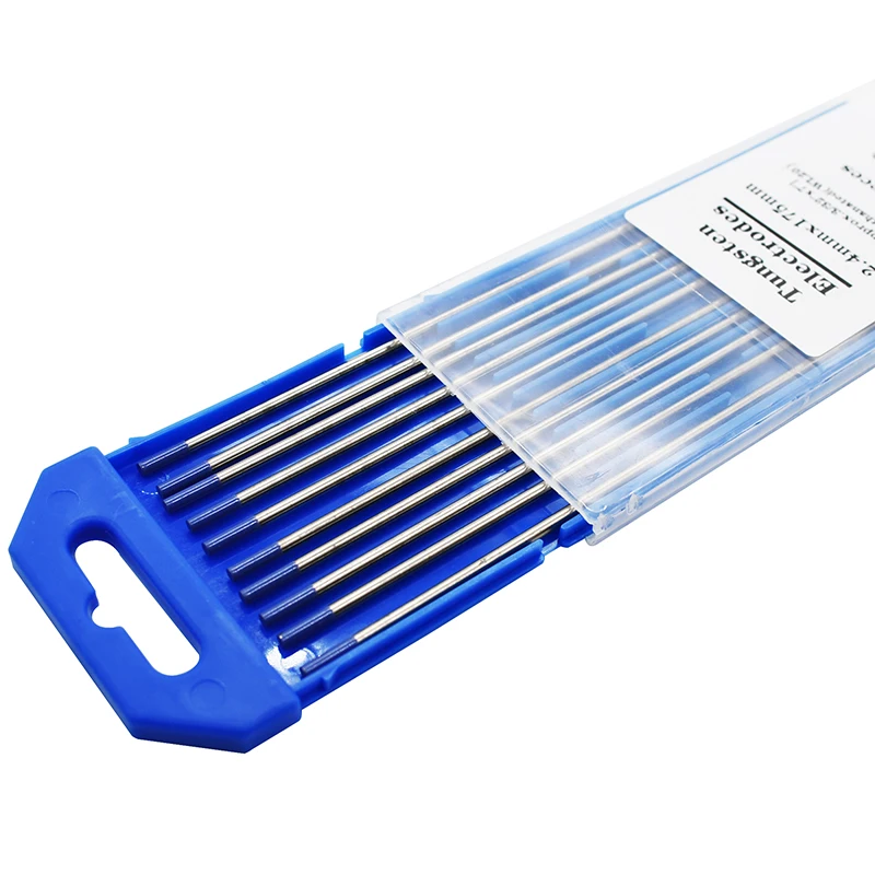 10pcs/Box Welding Electrodes Rods 1.0/1.6/2.4mm Lanthanum Tungsten Electrodes Low Temperature Tig Soldering Rods Set for Welding