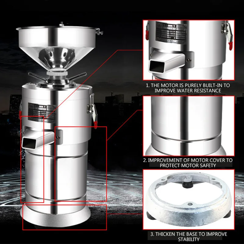 プロの大豆ジューサー,牛乳と大豆の精製機,穀物グラインダー,スラリーセパレーター,精製機