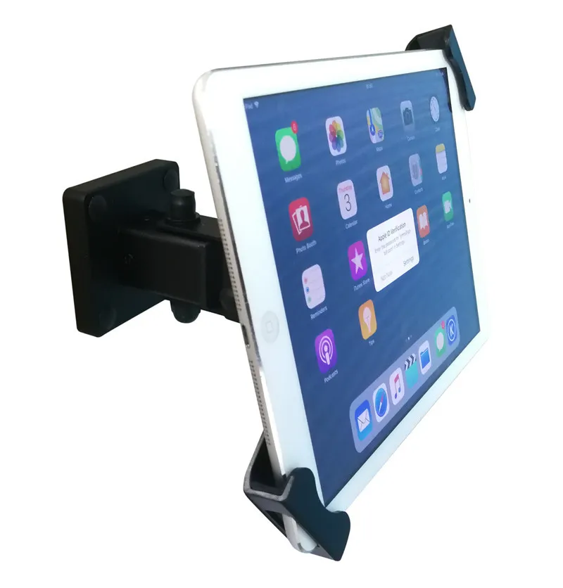 tablet pc electronic enclosure lock for ipad arm holder  for 7-11/10-13 inches tablet pc