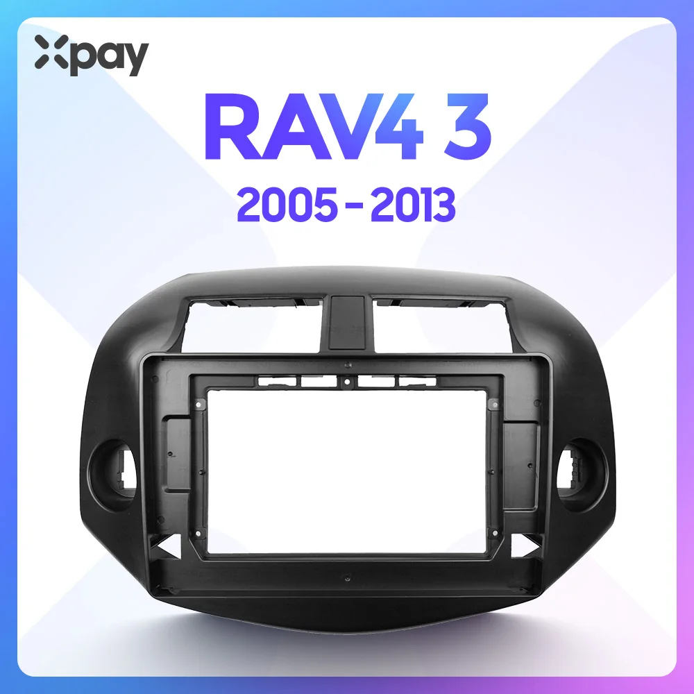 

XPAY 9-дюймовый 2din автомобильный Радио приборная панель для TOYOTA RAV4 3 2005 2006 2007 2008 2009 2010 2011 2012 2013 стерео панель для монтажа автомобиля панель двойной Din CD DVD автомагнитола магнитола рамка