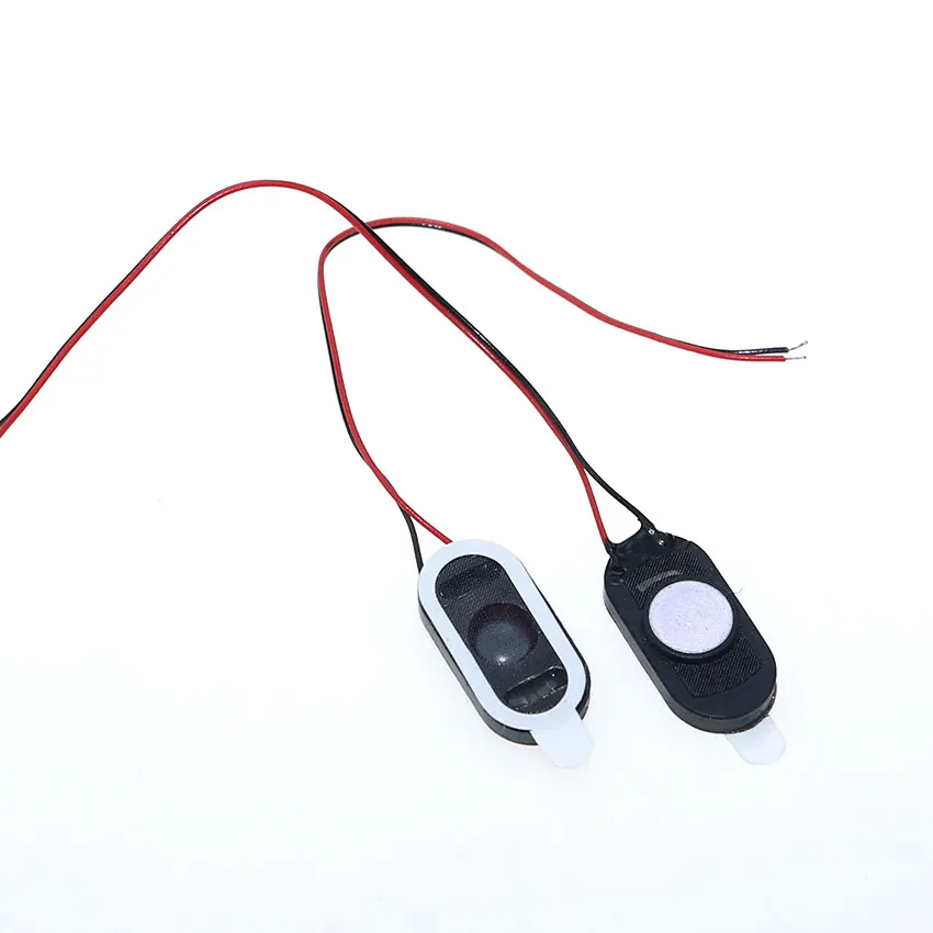 YUXI 1-100Pcs Speaker 2010 Oval Tablet phone tablet micro speaker 1W 8 Ohms 20*10*4mm With Wires DIY Audio Accessories