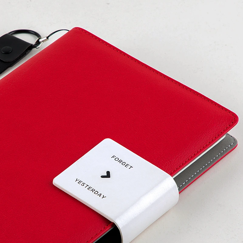 Fizz رشاقته دفتر القرطاسية A5 دفتر متعددة الوظائف للطلاب الأعمال الجلود المحمولة اجتماع العمل سجل كتاب