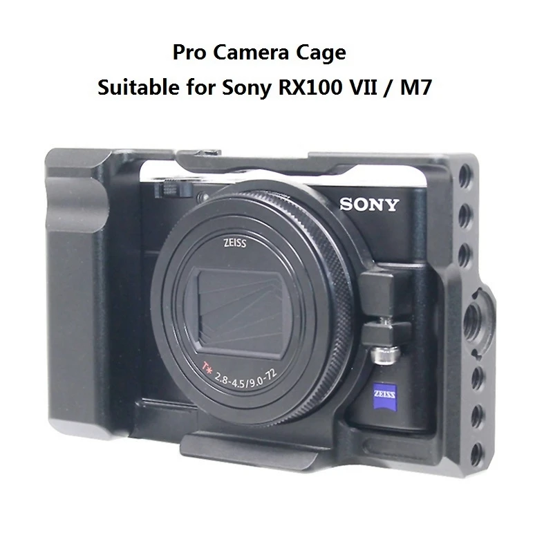 Pro for Sony RX100 M7 Camera Cage Aluminum Alloy Protective Cover with 1/4 Thread Holes  for Sony RX100 M7 VII 7 105g