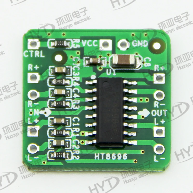 Differential Power Verstärker Bord 2x10W Digitale Class D Audio Power Verstärker HT8696 Differential Eingang 3,6-8,5 V