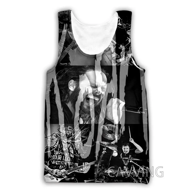 New Fashion Women/Men's 3D Print  Korn  Band  Tank Tops Harajuku  Vest  Summer Undershirt Shirts Streetwear