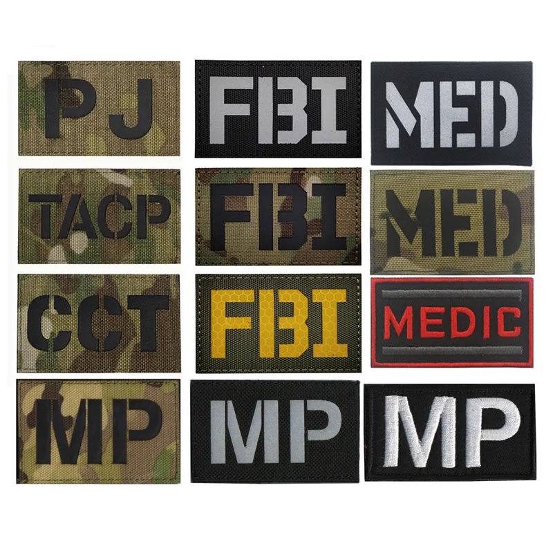 AIR SUPPORT AFSOC TACP/PJ IR Badge Patch MC Camouflage Reflective Tactical Vest Patch Badge Luminous Cutting Backpack Patch