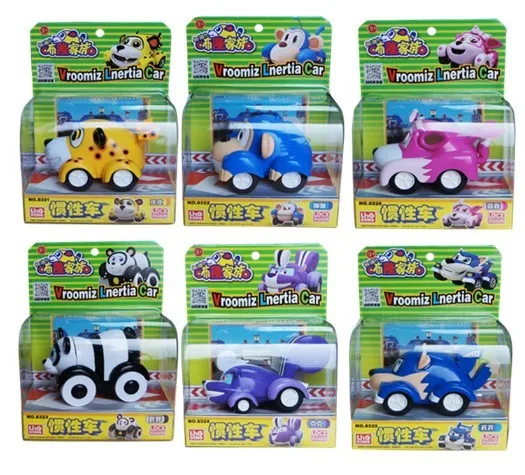 Big!!! Anime Vroomiz Classic Kawaii South Korea Friction Pull Back Cars Cartoon Toys For Children gift Baby Wind Up Toys