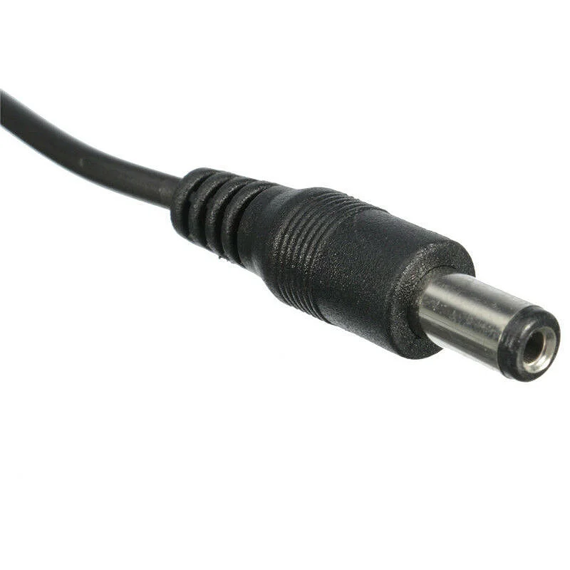 Image 4: Port USB 80CM à 2.5mm - 5.5mm 5V DC, câble de connecteur d'alimentation noir pour LED/produits électroniques