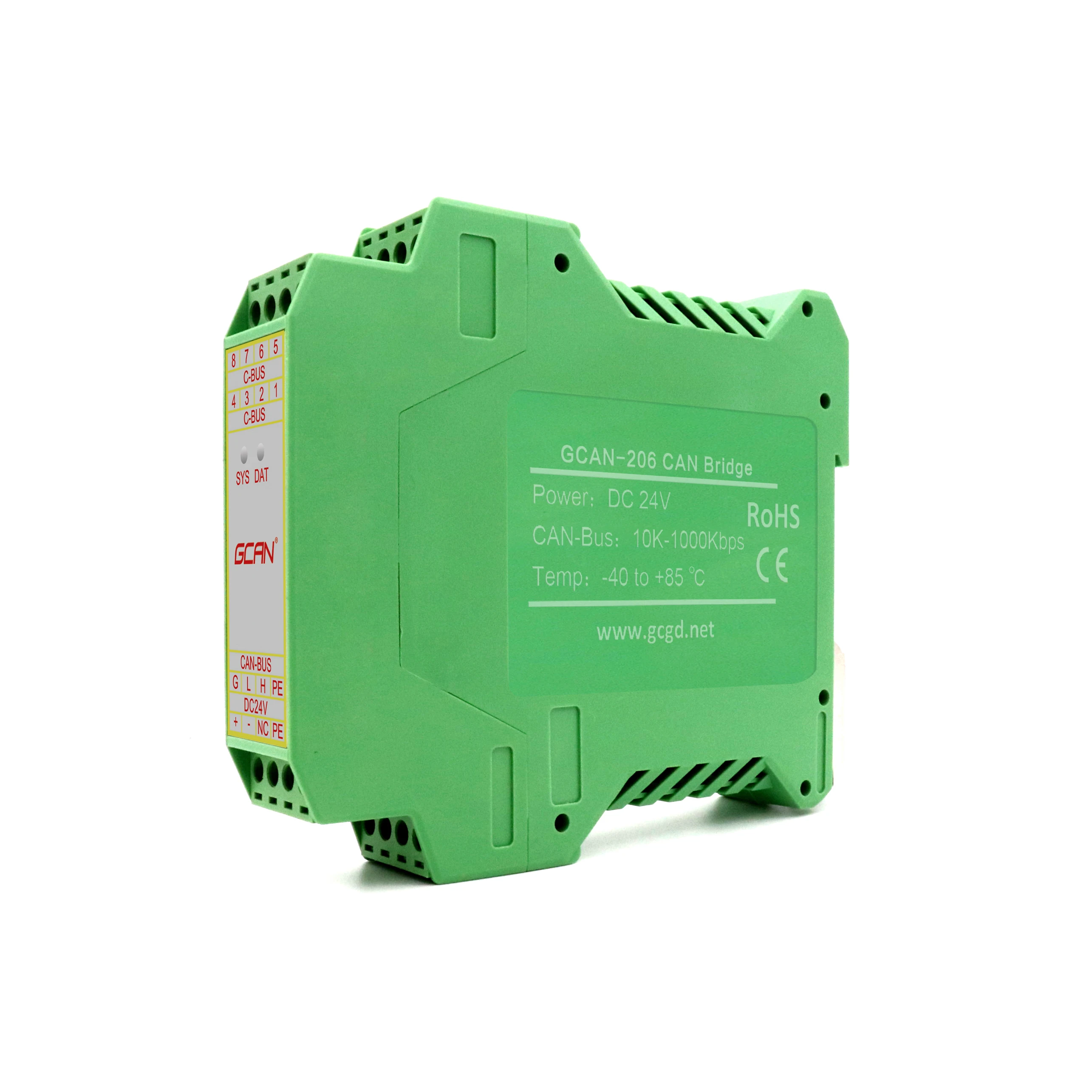 GCAN Can To Modbus RTU Slave Converter With One Serial Interface Can Directly Process Modbus Data And Send To The Canbus