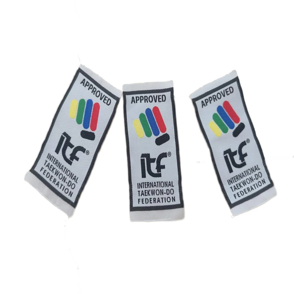 Etichetta emblemi Logo uniforme ITF per Kimono Taekwondo per uniforme