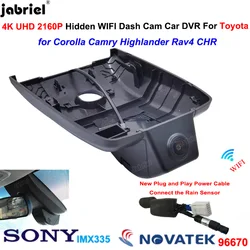 4K wideorejestrator samochodowy Dashcam dla Toyota Camry xv70 v70 70 LE XLE SE XSE Corolla L SE XLE dla Toyota Highlander Kluger Rav4 XLE CHR