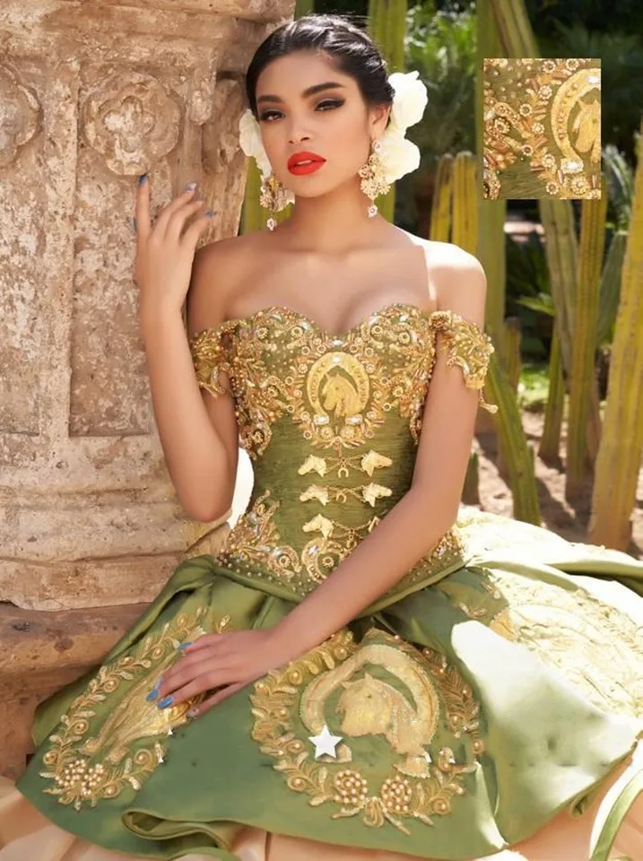 olive green quince dress Vizcaya by Morilee Crystal Quince Dress 89442 main image 1