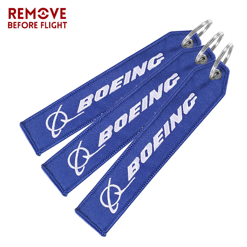 

3PCSKeychain for BOEING Aviation Key Ring Tag Bijoux Keychain Key Holder for Car and Motorcycles Keychain Customized Key llavero