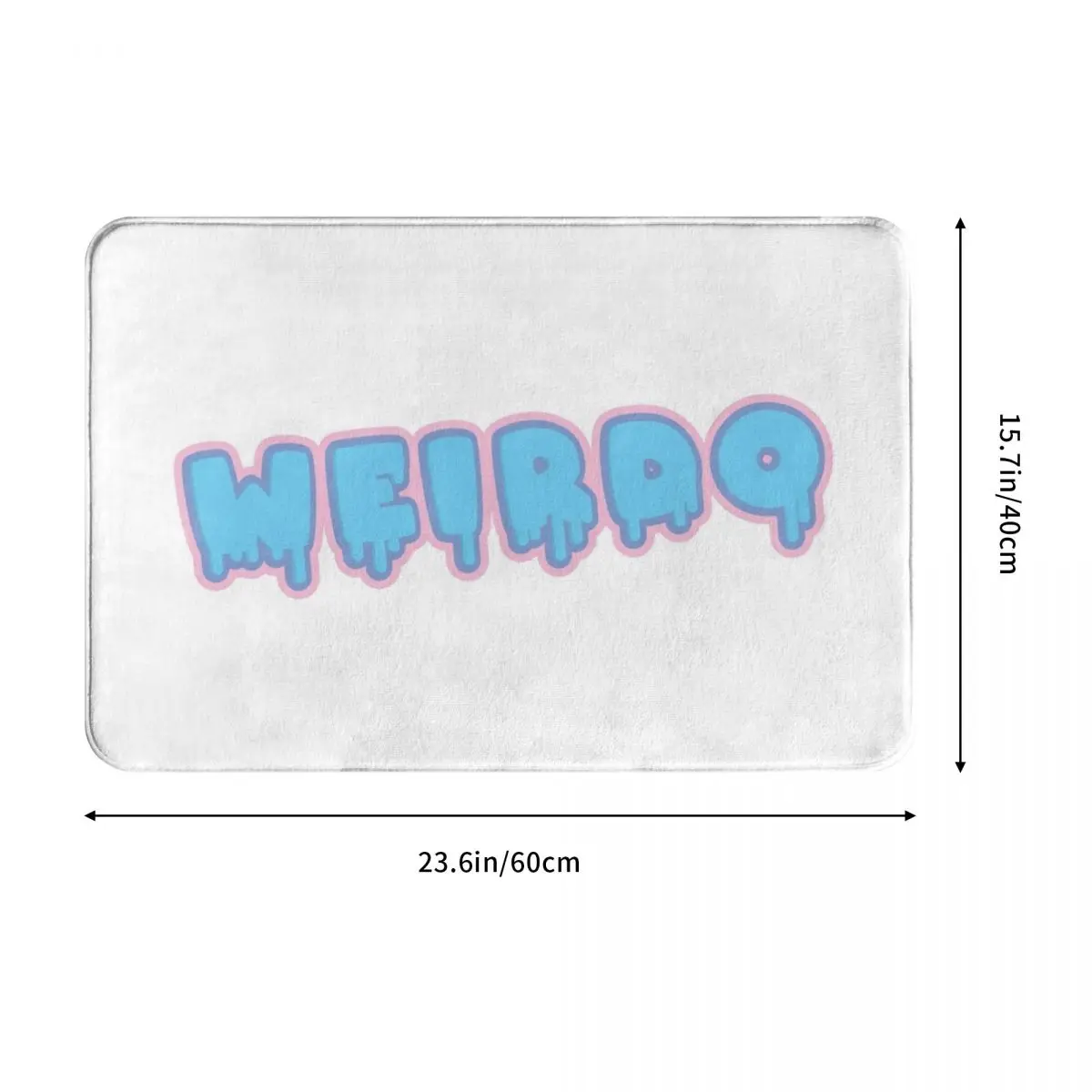 Weirdo (2) Doormat Rug carpet Mat Footpad Polyester Anti-slip Water oil proof Entrance Kitchen Bedroom balcony toilet Bathroom