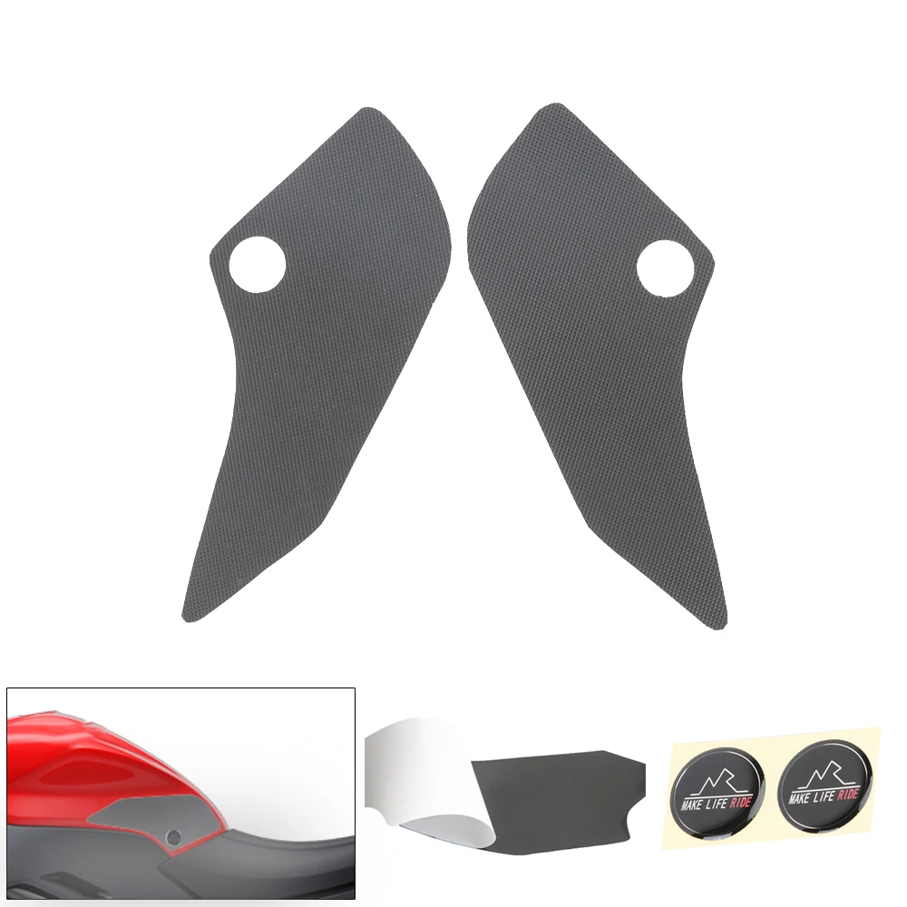 

Tank Pad Anti Slip Motorcycle Sticker For QJMOTOR Q600RR RRQ600 Side Gas Knee Grip Protector Decal Accessories