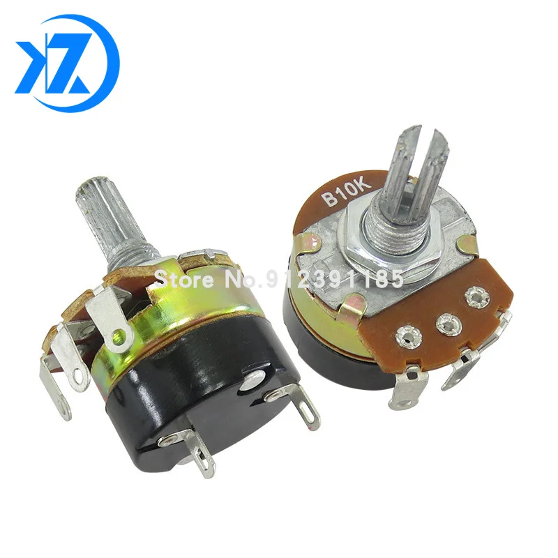 2PCS WH138-1 adjustable resistance speed regulator with switch potentiometer B5K B10K B20K B50K B100K B200K B250K B500K B1M