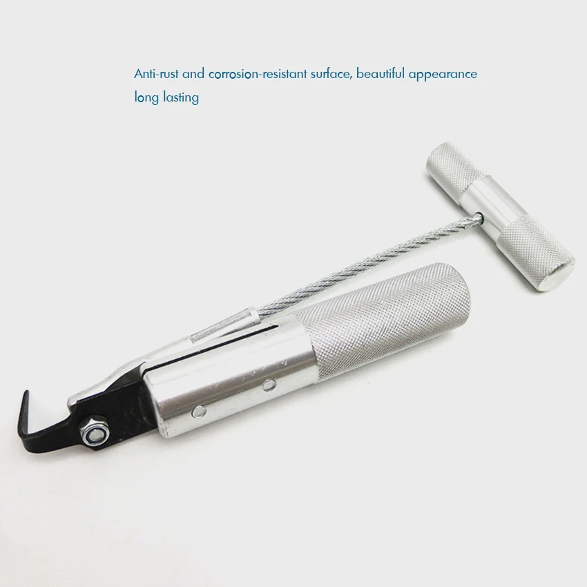 Car Windshield Glass Removal Tool with with Tempered Steel Blade, Auto Windscreen Glass Removal Tool, Alloy, Anti-Rust