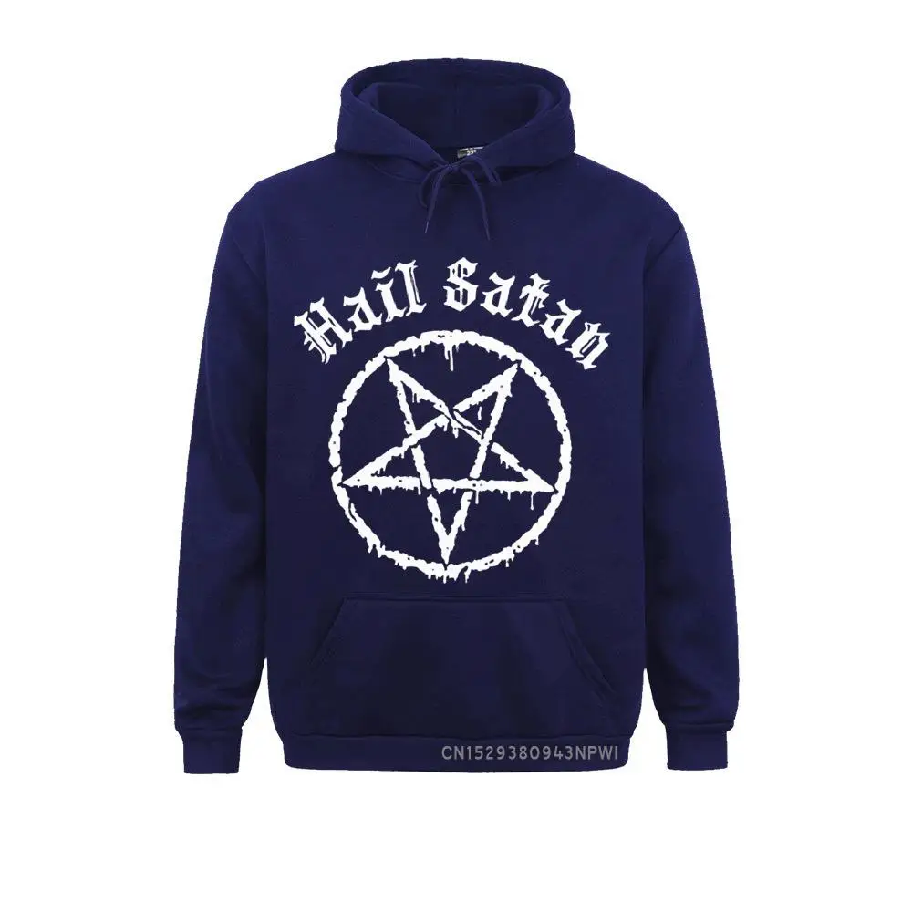 Hail Satan Hoodie Pentagram Rock Goth Unholy Satanic Punk Emo Alternative Gift Top Fashion Streetwear Pullover Homme