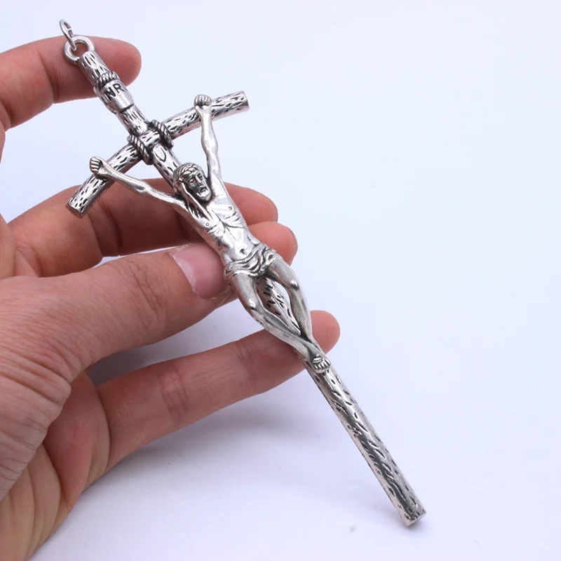 5 pcs  Church cross, Crucifix,  alloy materials, home pendant decorations, Christian Catholic  souvenirs  free delivery
