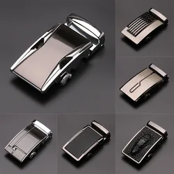 New Genuine Men's Belt Head, Belt Buckle,Leisure Belt Head Business Accessories Automatic Buckle Width 3.5CM Luxury Fashion